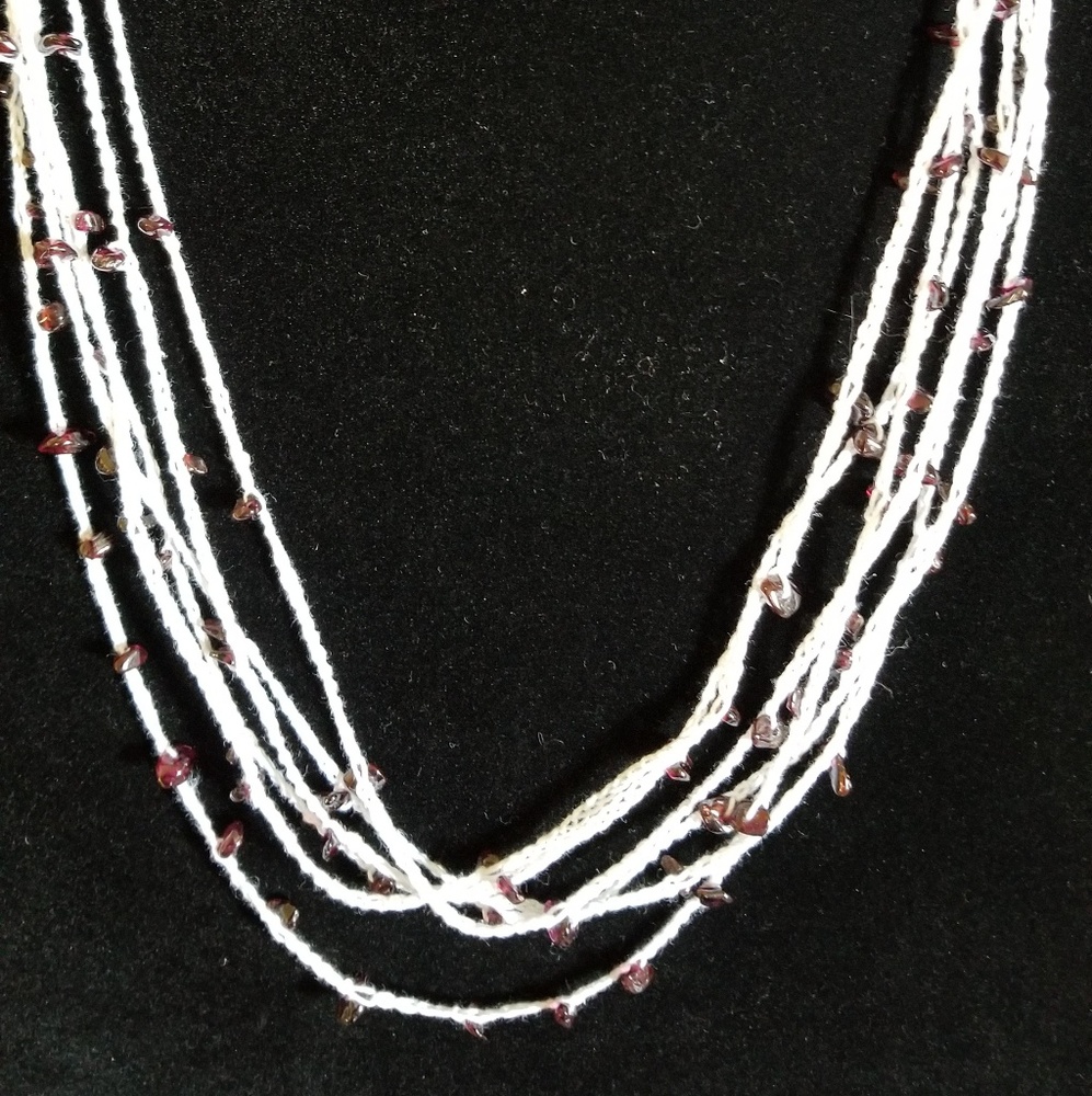 Crochet necklace